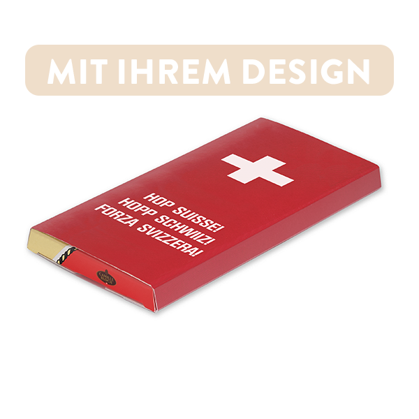 Berner Bär Tafel mit personalisierter Hülle